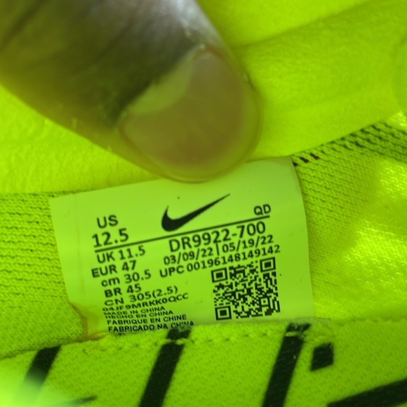 MENS NIKE ZOOMX DRAGONFLY SIZE 12.5 - Picture 5 of 6